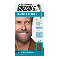 Grecin 5 Castanho Claro Barba Bigode E Costeleta