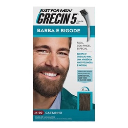 Grecin 5 Castanho Barba Bigode E Costeleta