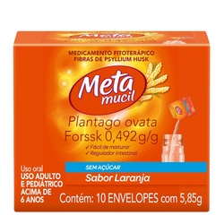 Metamucil Laranja 10 SachÊs 5,85g
