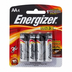Pilha Energizer Max Pq Aa-4 4un