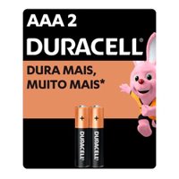 Pilha Duracell Aaa Palito 2un