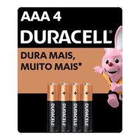 Pilha Duracell Aaa Palito 4un