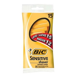 Aparelho De Barbear Bic Sensitive Leve15un Pague12un