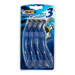 Aparelho De Barbear Bic Comfort 3 Pele Normal Lv4 Pg3un