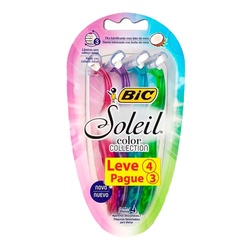 Aparelho DepilatÓrio Bic Soleil Color Lv4pg3