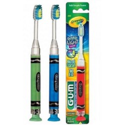Escova Dental Gum Crayola Timer Light Suave