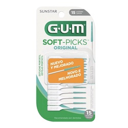 Escova Dental Gum Interdental Soft Picks 15un
