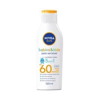 Protetor Solar Nivea Sun Fps60 Kids Sensitive Pure 125ml