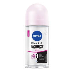 Desodorante Nivea F Roll-on Black/white Clear 50ml
