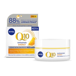 Creme Facial Nivea Antissinais Q10 Energy Fps15 50g