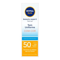 Protetor Solar Nivea Sun F Fps50 Beauty Expert Com Cor 50g
