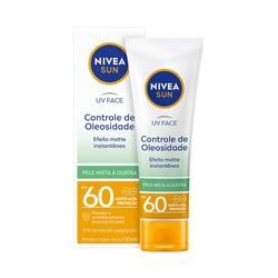 Protetor Solar Nivea Sun F Fps60 Beauty Expert Oleosa 50g