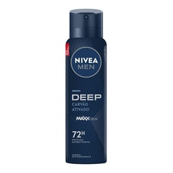 Desodorante Nivea M Aero Deep Original CarvÃo Ativado 150ml