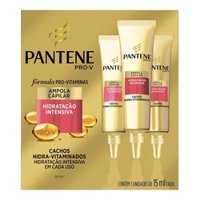 Ampola Capilar Pantene Cachos HidrataÇÃo 3x15ml