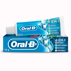 Creme Dental Oral B 4em1 Menta Fresca 70g
