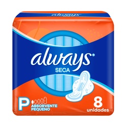 Absorvente Always BÁsico Seca Com Abas 8un