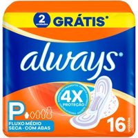 Absorvente Always BÁsico Seca Com Abas 16un