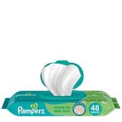 LenÇo Umedecido Pampers Aloe E Vera 48un