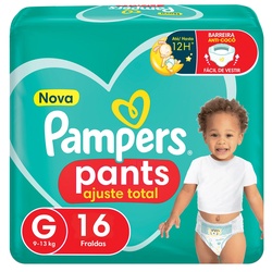 Fralda Pampers Pants Confort Sec PacotÃo G 16un