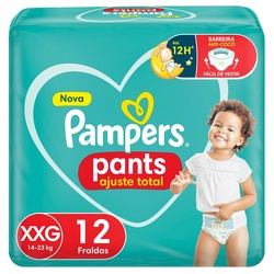 Fralda Pampers Pants Confort Sec PacotÃo Xxg 12un