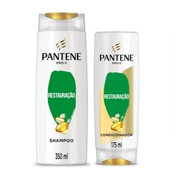 Shampoo+condicionador Pantene RestauraÇÃo 350+175ml
