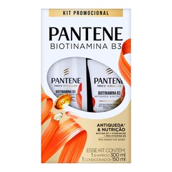 Shampoo+condicionador Pantene Antiqueda E NutriÇÃo Biotinamina B3 300ml+150ml