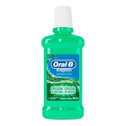 Enxaguante Bucal Oral B HortelÃ Leve 500ml Pague 300ml