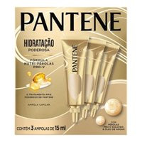 Ampola Capilar Pantene HidrataÇÃo Poderosa 3x15ml