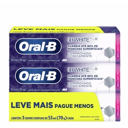 Creme Dental Oral B 3d White 70g Leve3un Pague2un