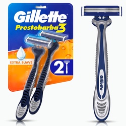 Aparelho De Barbear Gillette Prestobarba3 Comfortgel 2un