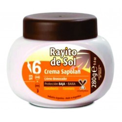 Bronzeador Rayito De Sol Cr Sapolan Fps6 280g