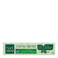 Creme Dental Boni Natural Sem Fluor Menta Melaleuca 90g
