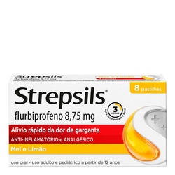Strepsils Pastilha 8un Mel _ LimÃo