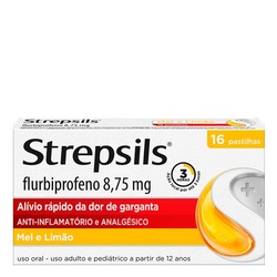 Strepsils Pastilha 16un Mel _ LimÃo