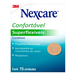 Curativo Nexcare SuperflexÍveis Redondos 15un