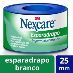 Esparadrapo 3m Nexcare ImpermeÁvel Branco 2,5cm X 3mt