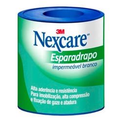 Esparadrapo 3m Nexcare ImpermÉavel Branco 5cm X 3mt