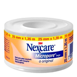 Esparadrapo Micropore Nexcare Bege 25mm X 1,35m