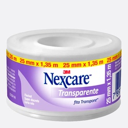 Fita Transpore Nexcare Transparente 25mm X 1,35m