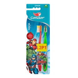 Escova Dental Condor Bambinos JÚnior Avengers L2p1 8260