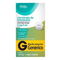 Bromexina 4mg/5ml Xpe Ped 120ml Gen.medley
