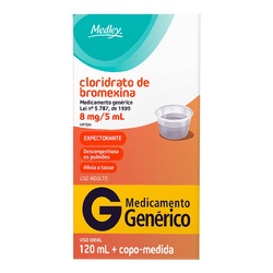 Bromexina 8mg/5ml Xpe Ad 120ml Gen.medley