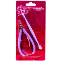 Alicate De CutÍculas Mundial Flex Rosa+ EspÁtula Ref.168