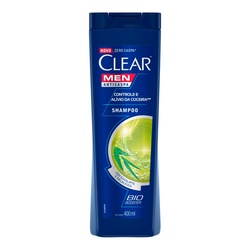 Shampoo Clear Men Anticaspa Controle E AlÍvio Coceira 400ml