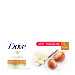 Sabonete Dove KaritÉ E Baunilha Leve+ Pague- 90g 6un