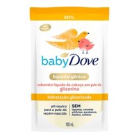 Sabonete LÍquido Dove Baby HidrataÇÃo Glicerina Refil 180ml