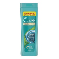 Shampoo Clear Anticaspa Detox DiÁrio Leve 400ml Pague 330ml