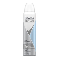 Desodorante Rexona M Aero Clinical Sem Perfume 150ml