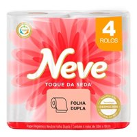 Papel HigiÊnico Neve Folha Dupla 30m 4un