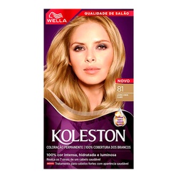 Tintura Koleston Creme 81 Louro Cinza Claro